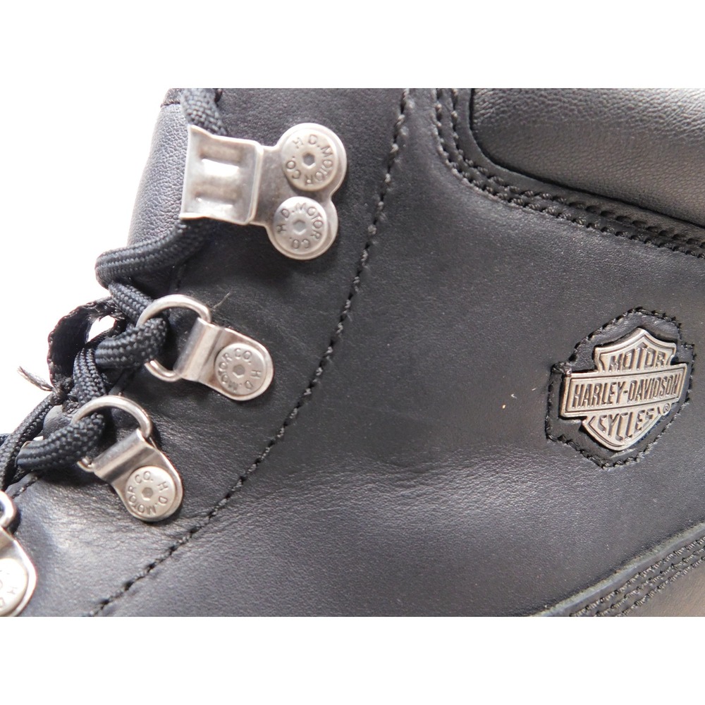 Harley Davidson Mens Drive Steel Toe Boots Black Leather Size 11M D91144 M8413 - Picture 9 of 13